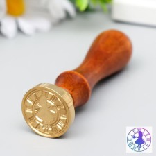 Printing for wax with a wooden pen 