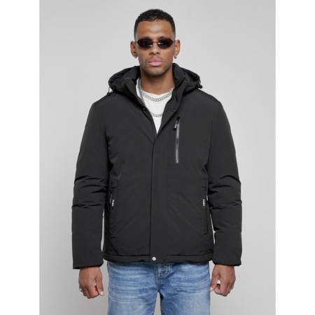 Sports male winter, size 66, black color-6