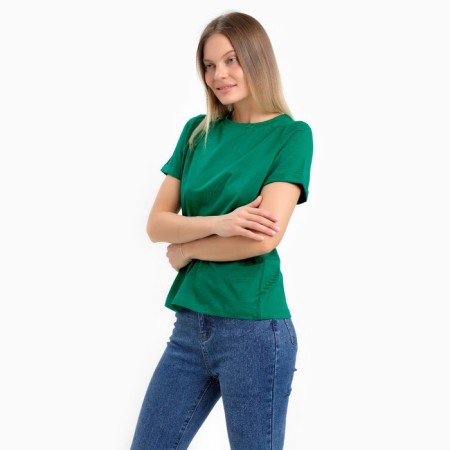 Female T-shirt, dark green color, size 44-46 (l)-2