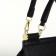 Women's bag on magnet Textura, small size, black color