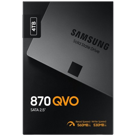 SSD Samsung 2.5 "870 QVO 4000 GB SATA III QLC MZ-77Q4T0BW-5