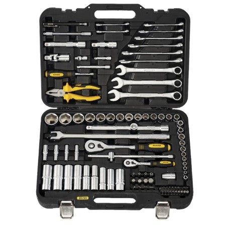 Tool set Berger BG099-1214, universal, 99 items, 1/2 ", 1/4", layer. Case