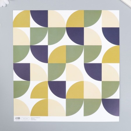 Scrapbooking paper "Snake" density 180 g 30.5x32 cm-1