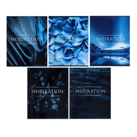 A set of notebooks of 5 pieces, 48 ​​sheets in the Calligrata “Inspiration” cage, covered cardboard, OFSET block-2