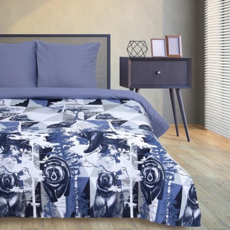 Bed linen "Ethel" 2 joint venture geometry of forest 175*215 cm, 200*220 cm, 70*70 cm -2 pcs-2