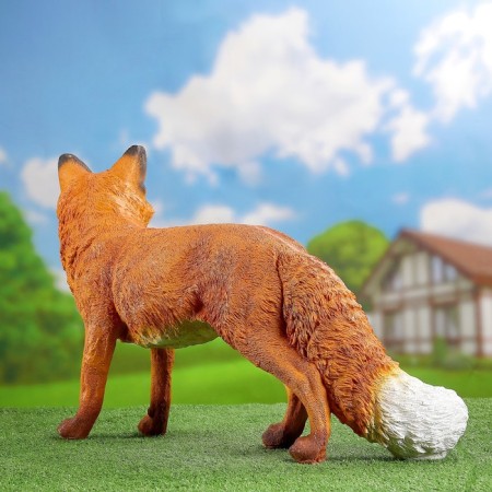 Garden figure "Fox with a fluffy tail" 44x72cm-2