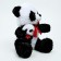 Soft toy "Panda with the baby"