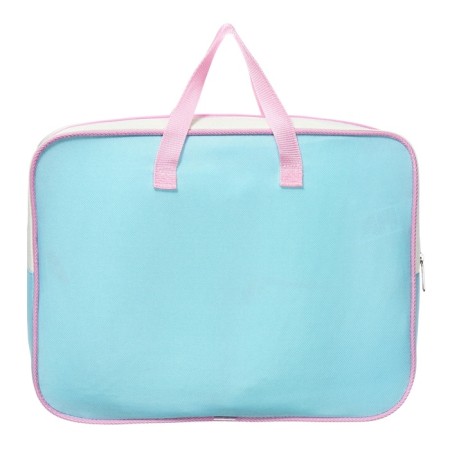 Folder with handles Textile A4, 360 x 290 x 70 mm, Erich Krause Pastel Light Blue, Pastel/Blue, 54678-2