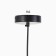 Chandelier "glass" 1x60W E27 black