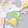 EVA sticker "Elephant on the rainbow" 41x31.5 cm