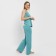 Female pajamas (T -shirt, trousers) Biryuza color, size 52