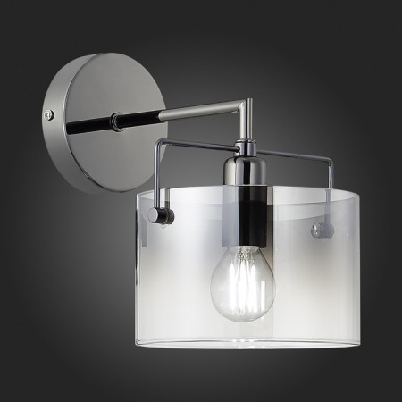 Wall lamp EVOLUCE. Sle155601-01. Nosta. 1x40 W, E14, 15x21 cm, color chromium-2