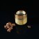 Glass jar for spices "Gold", 100 ml, 5.7 × 5.5, gold color