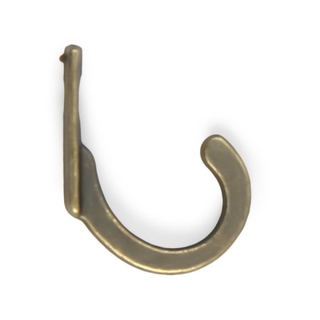 Hook furniture tundra TKO014, one -rod, bronze, 50 pcs-3