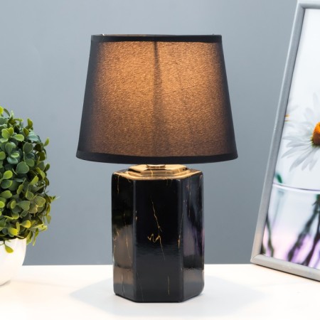 Virsavia table lamp E14 40W Black 18x18x29 cm Risalux-1