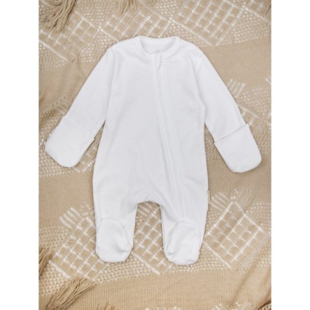 Complex Slip Children's Amarobaby Fashion, on a zipper, height 62, Milk color-2