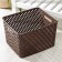 Storage basket "Book", 34.5 × 30 × 22.5 cm, brown color