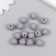 Busina silicone "Round" light gray d = 0.9 cm