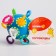 Developing toy - rattle, "ball - ratchet", rattle, color of mix, crumb I