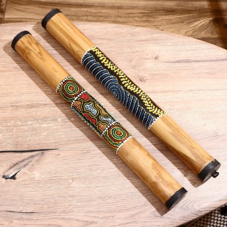 Souvenir musical instrument "Rain with blue patterns" 50x5x5 cm mix-5