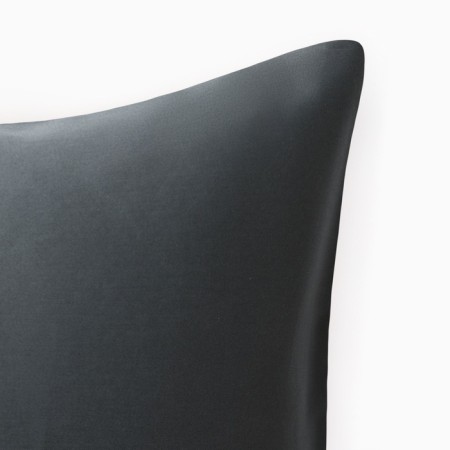 Pillowcase "Ethel" 50x70 cm, dark gray color, 100% HL, Maco-Satin 114g/m-1