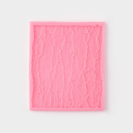 Mold Dolyana "Wood Corners", silicone, 15.5 × 13 × 0.8 cm, color mix-1