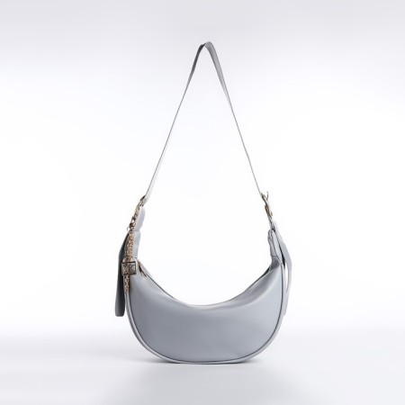 Women's bag of artificial leather Nazamok, 28x15 cm, gray color-3