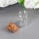 Decor for creativity Glass "A bottle with a traffic jam" micro, 1.5 ml, 1.8x1x1 cm