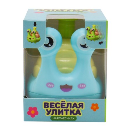 Developing Funky Toys toy "Fun Snail", with an inertial mechanism, mix-4