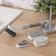 Raccoon Dishes “Practitioner”, Doster handle, 4 brushes, holder-stand, Gray color, gray