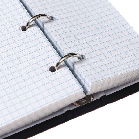 Notebook on rings, 160 sheets in the Start Up cage, solid cover, glossy lamination, with a change of block-6