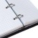 Notebook on rings, 160 sheets in the Start Up cage, solid cover, glossy lamination, with a change of block