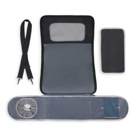 Board-carrier with a window for a muzzle, 42 x 21 x 25 cm, blue-14