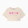 T -shirt Baby shortened KAFTAN "Hearts", p. 38 (146-152 cm), beige