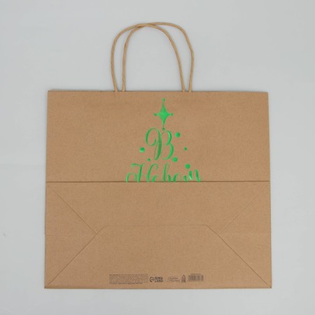 Package Gift Craft Dreams Come True, 32 x 28 x 15 cm, New Year-5