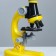 Microscope "Young botanist" Frendering to x1200, yellow, backlight