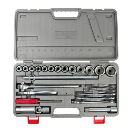 Set of automobile tools "DOC", motorist, 6-sided end heads, zinc-1