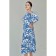 Women's dress, size 66, blue color