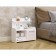 Bedside room amanda, 600x290x470, white