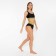 Separate swimsuit, black/light green color, size 44