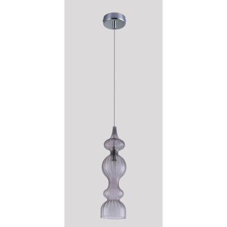 Suspended lamp Crystal Lux, Iris 2071/201, E14, 1x60 W, 47x13x13 cm, chromium color
