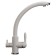 Kitchen mixer Ulgran u017-331, white color