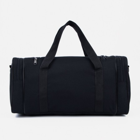 Road bag on lightning, 3 outer pockets, long belt, black/gray color-1