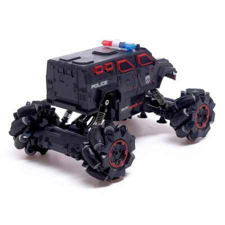 Radio-controlled machine "Jeep-Akobat", 4WD, movement in all directions, batteries, red color-2