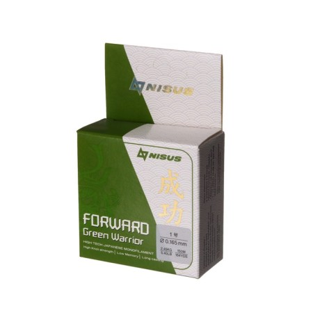 Nisus Forward Warrior fishing line, diameter 0.165 mm, test 2.45 kg, 150 m, green-1