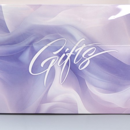 Capcake box, confectionery packaging, 4 cells "silk", 16 x 16 x 10 cm-3