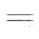 Chernographic pencil with Erich Krause "Jet Black 101", HB, Grifel D = 2.2 mm, wood, hexagonal in a tube, Black case