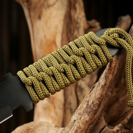 Throwing knife "Forest" 18cm, blade 89mm/1.8mm, green-1