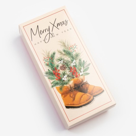 Набор новогодних женских носков KAFTAN "Marry xmas" р. 36-39 (23-25 см), 5 пар-4