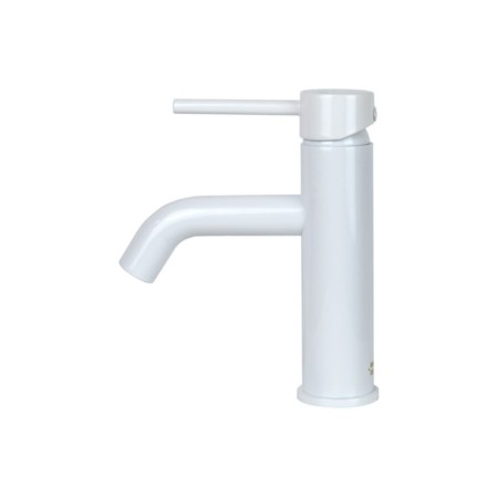 Bronze de Luxe Scandi 1451W shell mixer, one -leaf, pour 116 mm, white-1